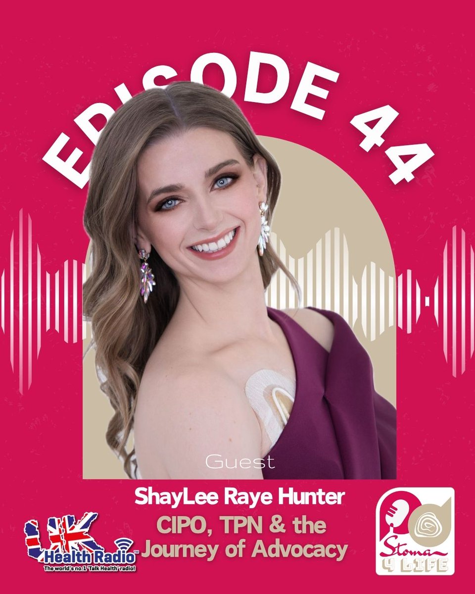 Stoma4Life (@stoma4life) on Twitter photo This week on @stoma4life: ShayLee Raye Hunter, Mrs. Utah Petite 2025, shares how living with CIPO & TPN shaped her journey through love, pageantry & fierce advocacy.
Listen now on <a href="/ukhealthradio/">UK Health Radio™</a> 🎧 👉🏼 bit.ly/4dRQ5Ha
#Ostomy #DisabilityAdvocate #CIPO #Stoma4Life This week on @stoma4life: ShayLee Raye Hunter, Mrs. Utah Petite 2025, shares how living with CIPO & TPN shaped her journey through love, pageantry & fierce advocacy.
Listen now on <a href="/ukhealthradio/">UK Health Radio™</a> 🎧 👉🏼 bit.ly/4dRQ5Ha
#Ostomy #DisabilityAdvocate #CIPO #Stoma4Life