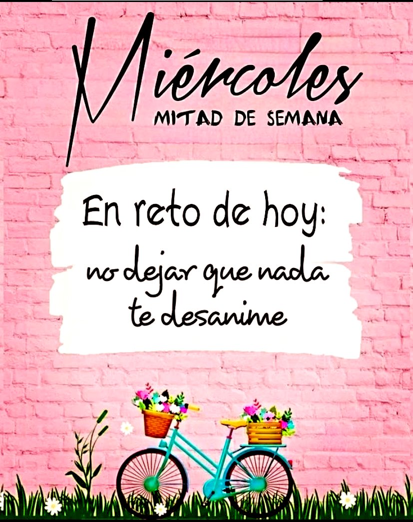Muy Buenos Días Querid@s les deseo un #FelizMiércoles mitad de semana pasan rápido los días así qué disfruten lo bueno de la vida,Abrazos para tod@s 🤗