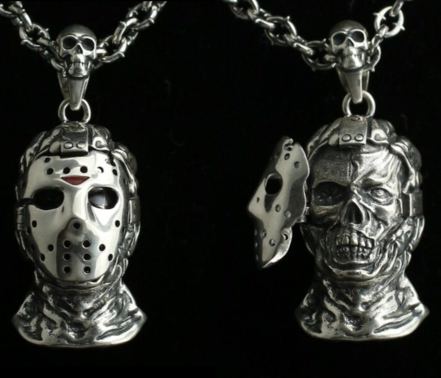 Check out this Jason Voorhees pendant