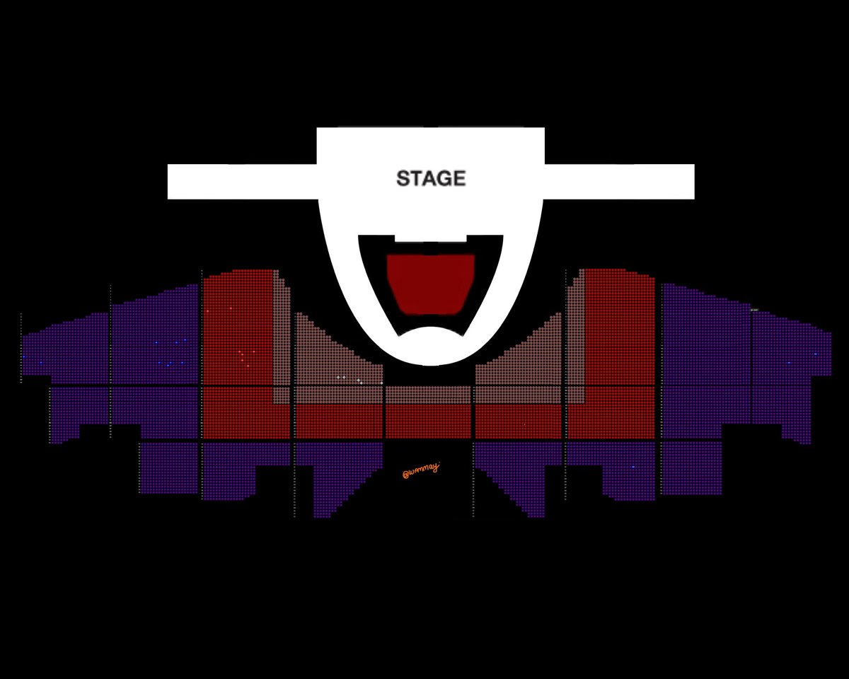 WpMmay's tweet image. เรากางผังที่นั่งไว้นะคะ…สเกลสเตจอาจจะแปลกๆไปบ้าง
ลงแล้วมันไม่ค่อยชัดอีก ยังไงเดมมาได้นะคะ
 #DEADLINE_IN_BANGKOK