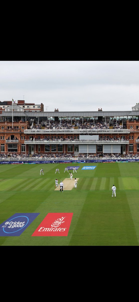 Lords in all its splendour! Looks chilly! 🥶🙌🏏 #ICCWorldTestChampionship