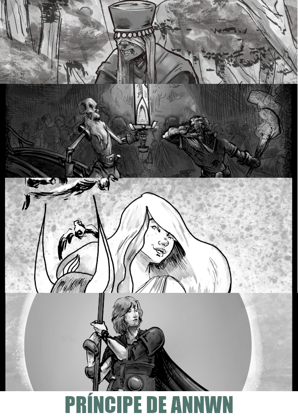 Aquí os dejamos algunos detalles de las láminas que estamos preparando para El príncipe de Annwn. magnificaeditorial.com/libros/el-prin…