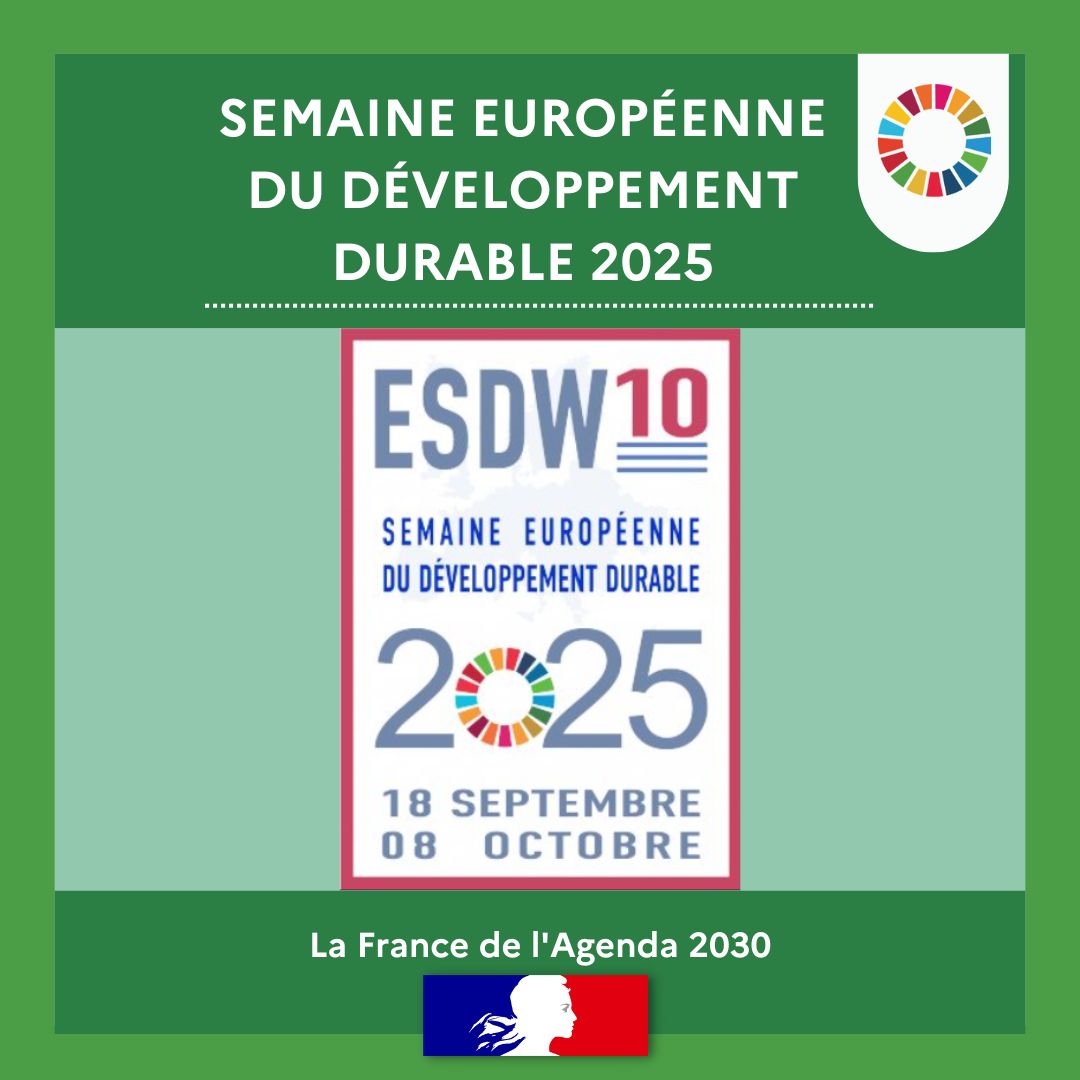 📣 Participez au concours #CoupsdeCœurSEDD2025 !
🌍 Mettez en valeur votre initiative pour le développement durable sur les réseaux sociaux avec le #SEDDéjàdemain
🏆 À la clé : visibilité nationale et valorisation par les ministères ! agenda-2030.fr/a-la-une/mobil…