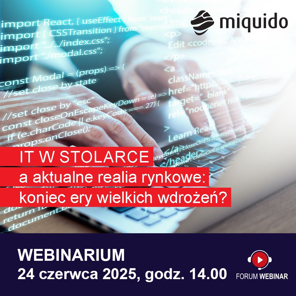 Want to know how technology can improve manufacturing results?
🎙️ Join Tomasz Bawełkiewicz, our Business Architect and Industry 4.0 Expert, on June 24 for a webinar co-hosted with Forum Branżowe.  🔗 Register here: hubs.la/Q03rH1Z40
