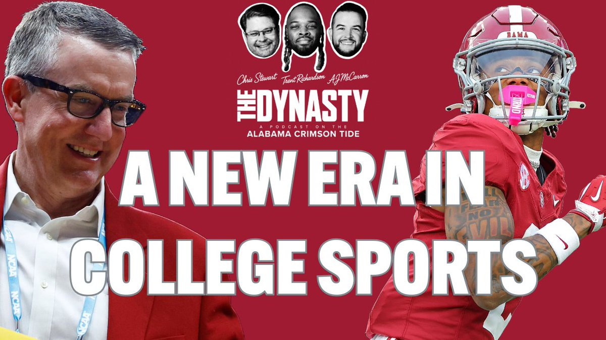 TheDynastyBAMA (@thedynastybama) on Twitter photo Episode 3 of THE DYNASTY w/ <a href="/10AJMcCarron/">AJ McCarron</a>, Trent Richardson & <a href="/CStewartSports/">Chris Stewart</a> is out now!
- A new era in college sports has arrived
- What are summer workouts really like?
- What is Alabama's top position group?
📺 bit.ly/45PMqrq
🎧 bit.ly/3SpaHNq
#rolltide Episode 3 of THE DYNASTY w/ <a href="/10AJMcCarron/">AJ McCarron</a>, Trent Richardson & <a href="/CStewartSports/">Chris Stewart</a> is out now!
- A new era in college sports has arrived
- What are summer workouts really like?
- What is Alabama's top position group?
📺 bit.ly/45PMqrq
🎧 bit.ly/3SpaHNq
#rolltide