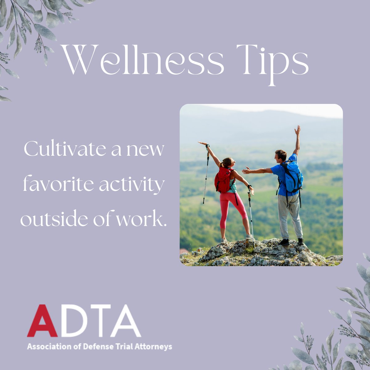 Studies suggest that hobbies can help reduce stress, improve mental health, and encourage physical activity. The smiles prove it! 😄 Schedule free time for non-work-related interests and feel yourself soar! #ADTA