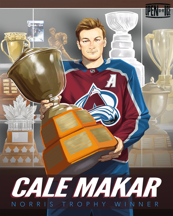 BR_OpenIce's tweet image. For the 2nd time in his career, Cale Makar has won the Norris Trophy 🏆

Another accolade for the 26-year-old defenseman ⭐️