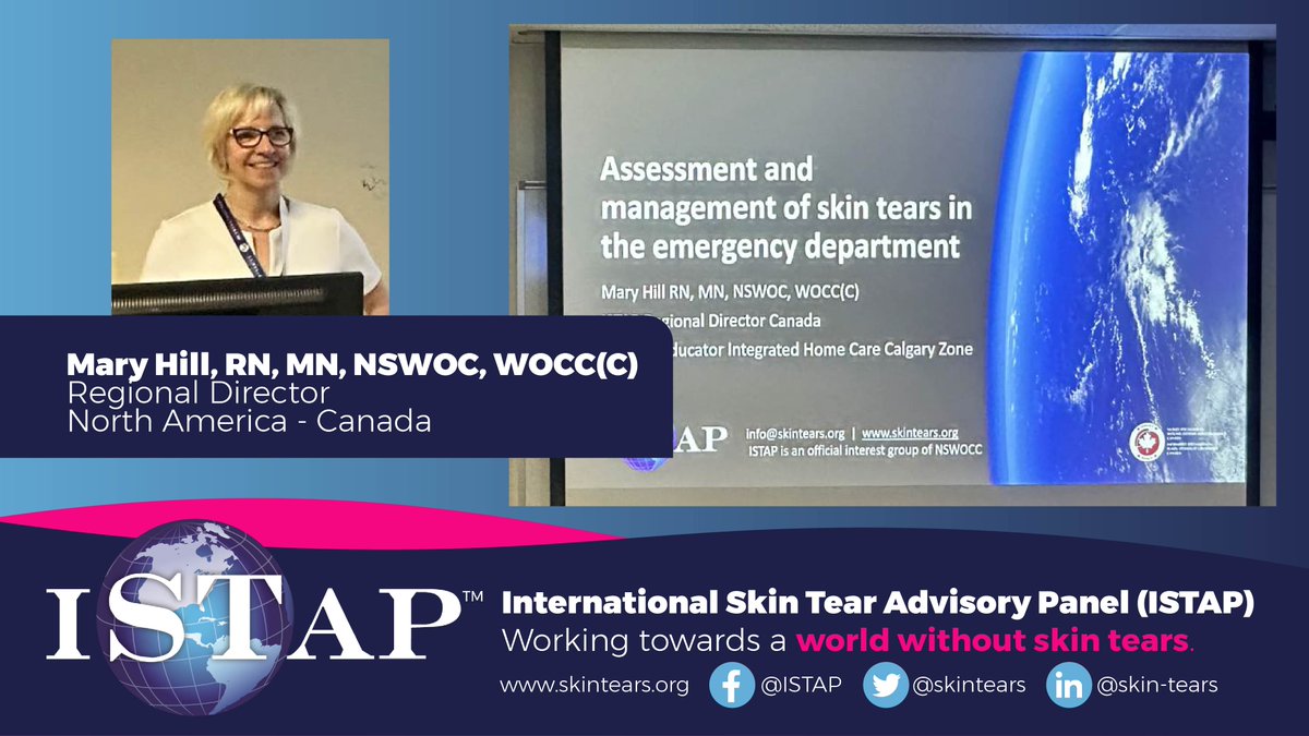 #ISTAPinAction in Canada!

Mary Hill, Regional Director for North America - Canada, delivered a presentation on "Assessment and management of #skintears in the emergency department" at the "Emerging Dynamics Conference" in Calgary, Canada yesterday.