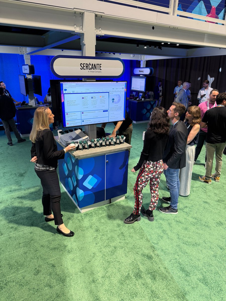 Sercante LLC (@sercantellc) on Twitter photo Our team is on the grounds at <a href="/salesforce/">Salesforce</a> #CNX25 in the Agentforce Pavilion, meeting teams where they're at with AI and Agentforce. Visit us in Kiosk 3 to get insights for how to apply the latest tech to drive growth.
🔥 See what we’re up to at CNX: sercante.com/connections-20… Our team is on the grounds at <a href="/salesforce/">Salesforce</a> #CNX25 in the Agentforce Pavilion, meeting teams where they're at with AI and Agentforce. Visit us in Kiosk 3 to get insights for how to apply the latest tech to drive growth.
🔥 See what we’re up to at CNX: sercante.com/connections-20…