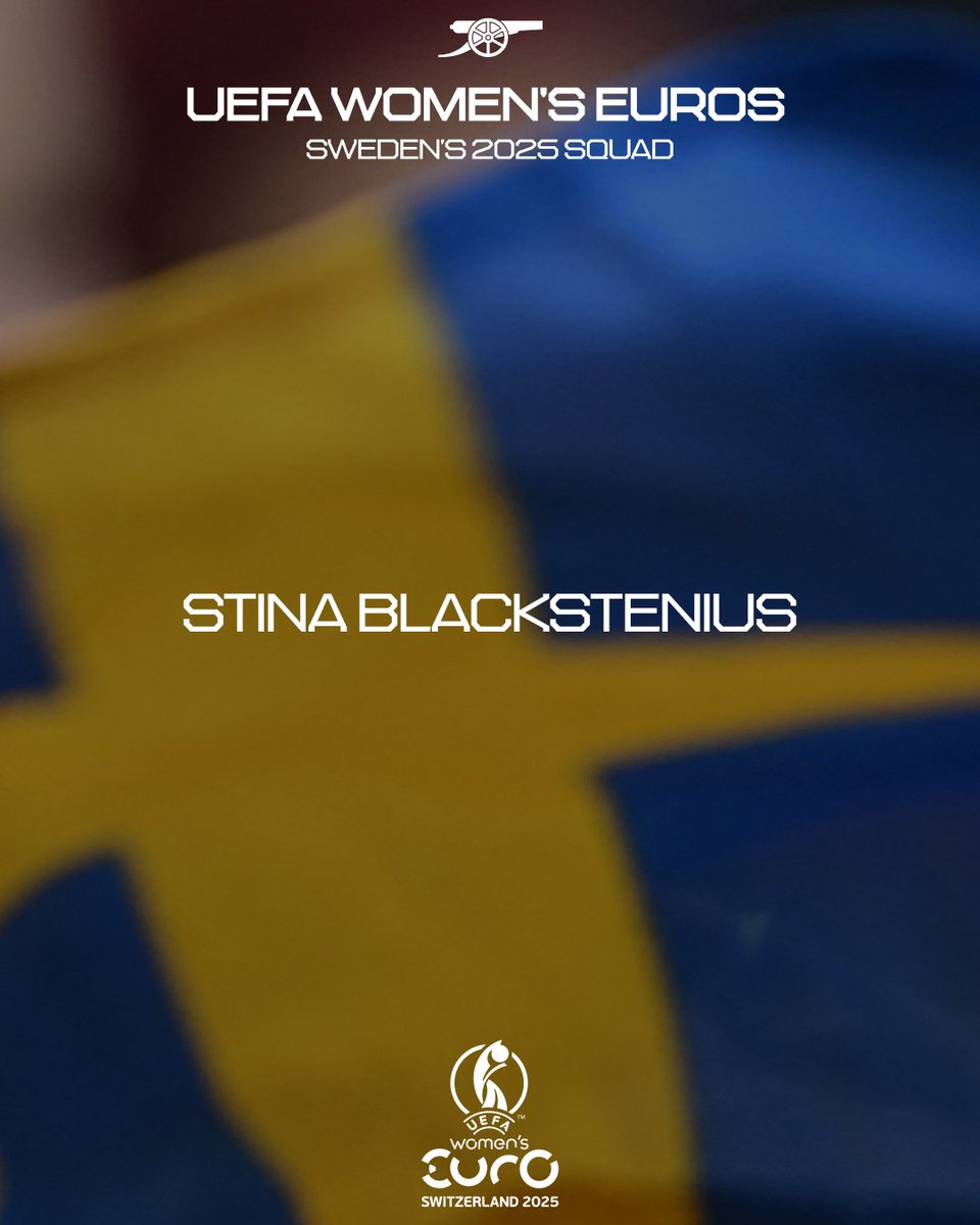 Grattis, Stina! 👏

Our number 25 is off to Switzerland for <a href="/WEURO2025/">UEFA Women's EURO</a>  with the Swedish national team! 🇸🇪