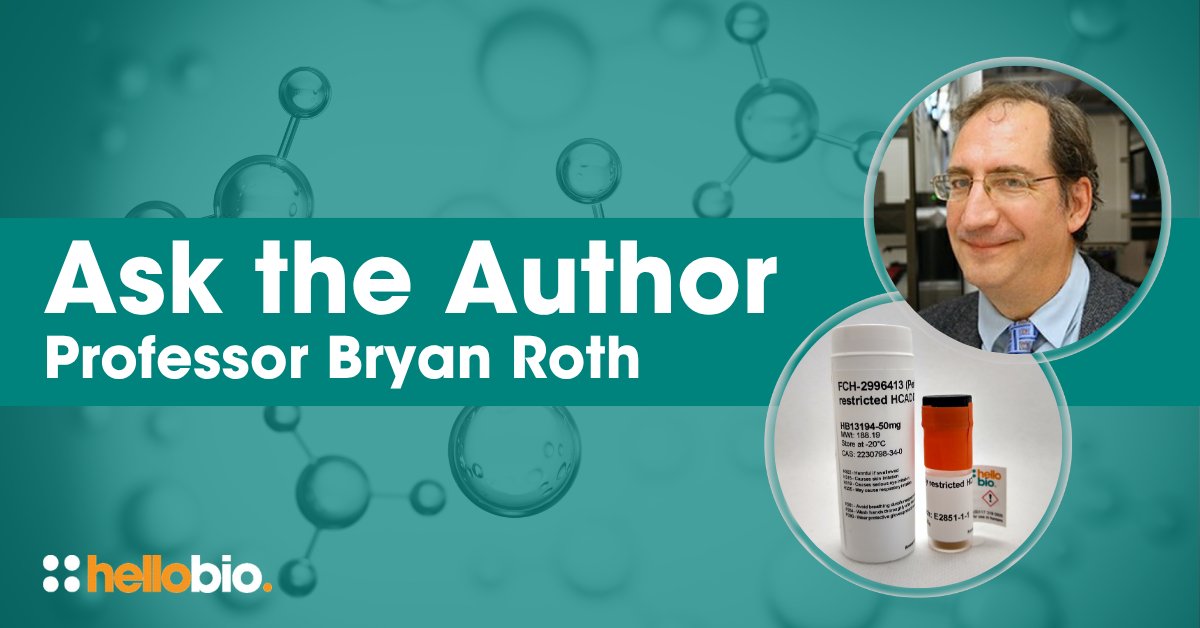In our new Ask the Author feature, we speak to Professor Bryan Roth about his team’s new HCAD chemogenetic system. 👨‍🔬

<a href="/zenbrainest/">BryanRoth</a> tells us what makes HCAD different, and why Hello Bio's FCH-2296413 proved such a valuable research tool: ow.ly/NpBq50W7LXH

#chemogenetics