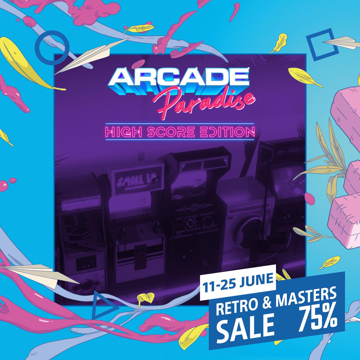 KingWashArcade's tweet image. Retro heads!
If you haven't played Arcade Paradise or Arcade Paradise VR on PlayStation, now is that time ⏲️
Save up to 70% on AP and 55% on APVR
Go back to 1993 in this adventure and management sim
🕹️: playstation.com/en-gb/games/ar…
🥽: playstation.com/en-gb/concept/…
