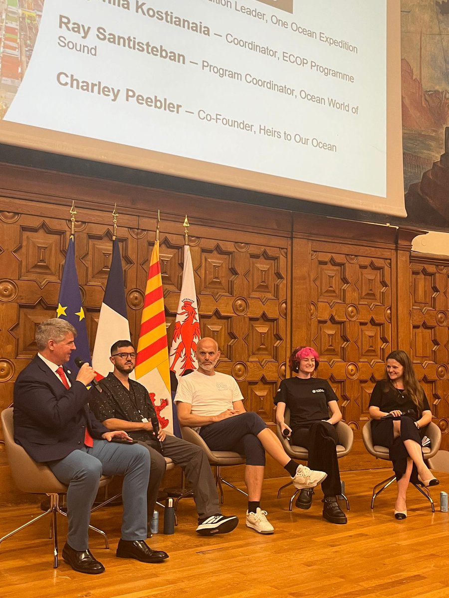UNOceanDecade's tweet photo. How can we turn the generation of scientific knowledge into an open-door movement, driven by everyone and for everyone? The second half of the #OceanDecade Forum kicks off with a dedicated session on building capacities for inclusive and accessible ocean science. 
#UNOC3 https://t.co/gHMa7SNnh5