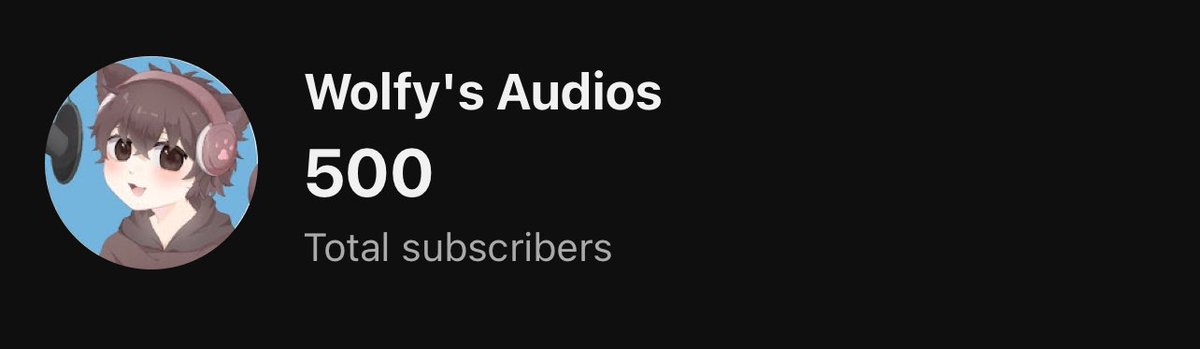 Thank you guys so much for 500 subs!!!