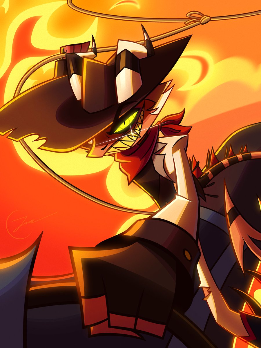 Even the cacti know his name 🌵

#HelluvaBoss #HelluvaBossFanart #HelluvaBossStriker