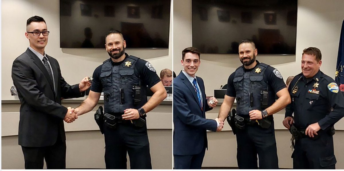 CODAlumni's tweet image. 🎉 Congrats to Officer Jonathan Krause, a COD alum, sworn in as one of the newest Portage Police Department officers! #CODAlumni #CommunityStrong buff.ly/gXHCbdi