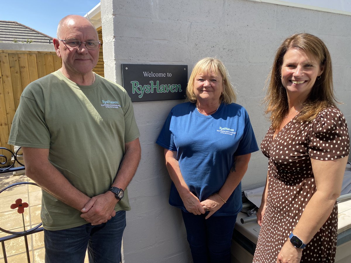 Thank you <a href="/JacquieBirditv/">Jacquie Bird</a> <a href="/itvwestcountry/">ITV News West Country</a> for covering #RysHaven ❤️ hopefully reaching out to families that have lost a loved one to road crime #Free #respite #Cornwall <a href="/RoadPeace/">RoadPeace</a>