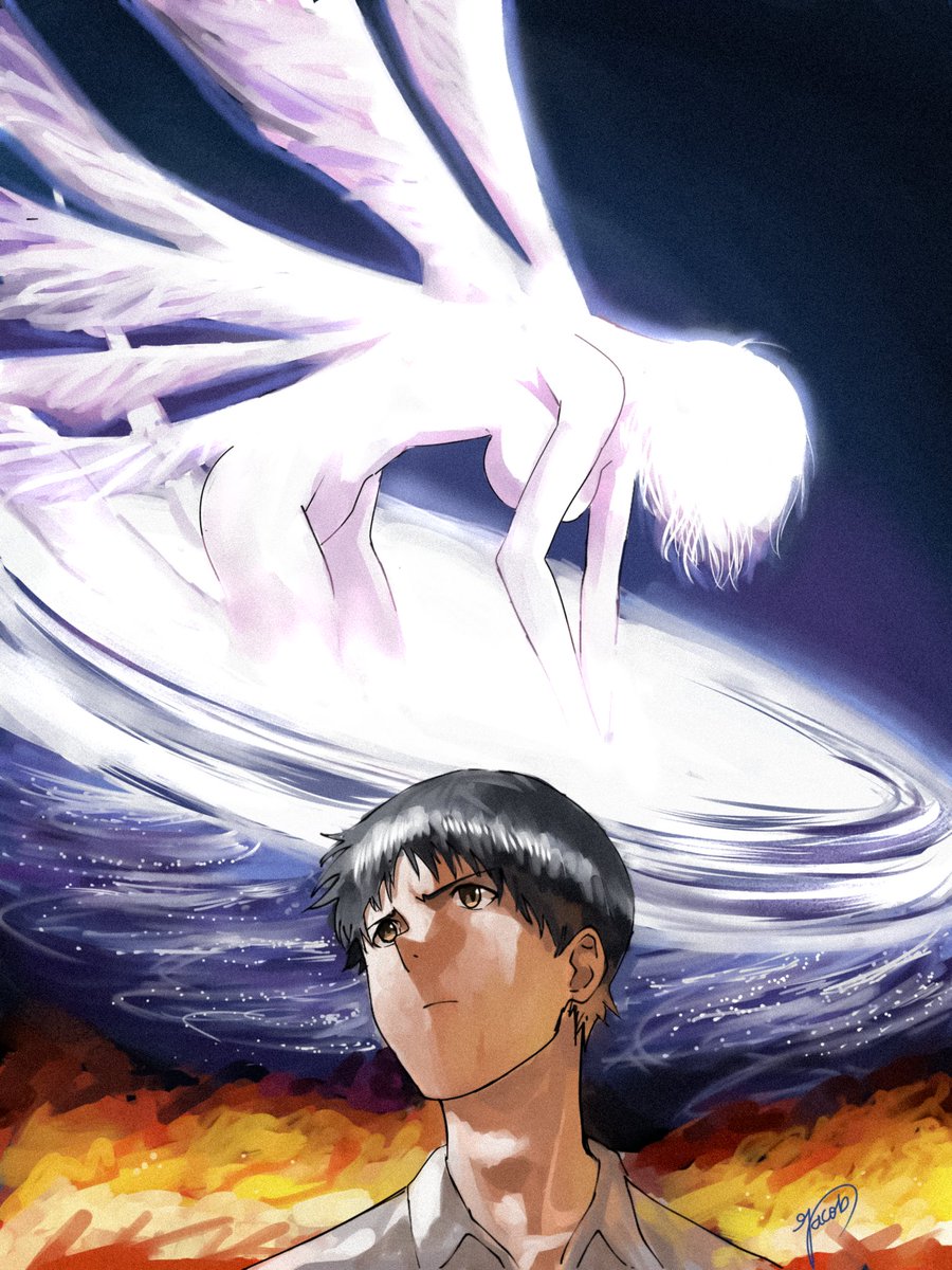 jacob_shonen888's tweet image. J'ai fait un dessin de shinji et du projet de complémentarité de l'homme.
Vous le trouverez comment ?
#neongenesisevangelion