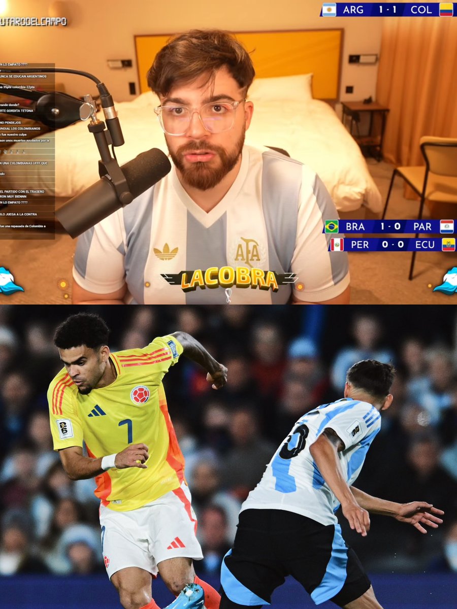 Ruizrjcamilo's tweet photo. 🚨🇨🇴 LACOBRAAA, sobre LUIS DÍAZ:

🗣️ “Muchos colombianos CRITICAN a Luis Díaz. Yo vi muchos colombianos diciendo que Luis Díaz era pecho frío.

Luis Díaz le marcó a Brasil de local y visitante, le marcó a Argentina de visitante, le marcó a Alemania, metió un gol en semis de Copa América. 

Señores, en los últimos siete años no ha nacido un MEJOR jugador de fútbol en Colombia que Luis Díaz. 

Respétenlo, respétenlo.”

🎙️ @lautarodeIcampo
