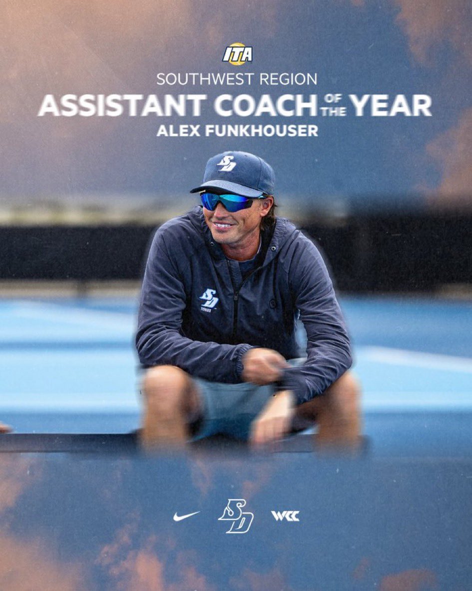 CoastalMTennis's tweet image. Always great to see our former MEN in TEAL crushing it in the coaching ranks! Congrats Alex!
@AlexFunkhouser
@USDmtennis