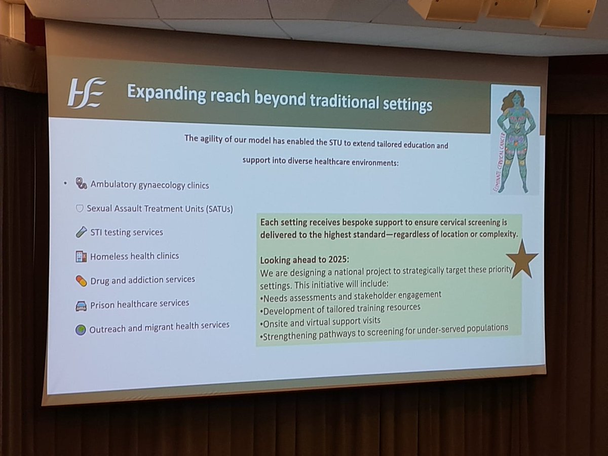 National Screening Service (@nsshse) on Twitter photo Dr <a href="/RachaelComer3/">Dr Rachael Comer</a> #CervicalCheck Screening Training Unit, presenting at this week's <a href="/TheBSCCP/">BSCCP Annual Scientific Meeting</a> annual scientific meeting about our #cervicalscreening education and how we extend tailored education and support into diverse healthcare environments to improve equity in screening. Dr <a href="/RachaelComer3/">Dr Rachael Comer</a> #CervicalCheck Screening Training Unit, presenting at this week's <a href="/TheBSCCP/">BSCCP Annual Scientific Meeting</a> annual scientific meeting about our #cervicalscreening education and how we extend tailored education and support into diverse healthcare environments to improve equity in screening.