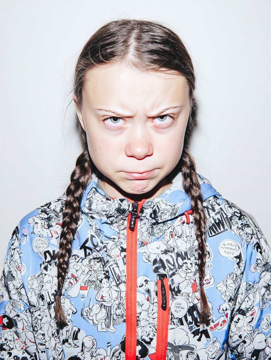 Ronin404's tweet image. Greta Thunberg