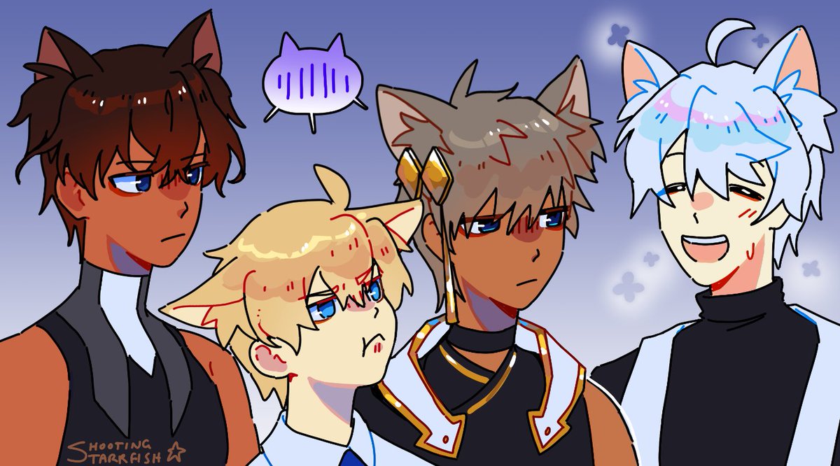 ShootnStarrfish's tweet image. whoopsiessss it was an accident guys i swear!!!!

anyway purgatory hall catboys call it purr-gato-ry 👉👉