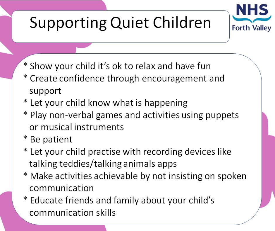 slt_fv's tweet image. As we wrap up our month thinking about Selective Mutism and quiet children, we want to make sure that quiet kids thrive! Check out these helpful strategies to support them.
#sltfv #Quietchildren
