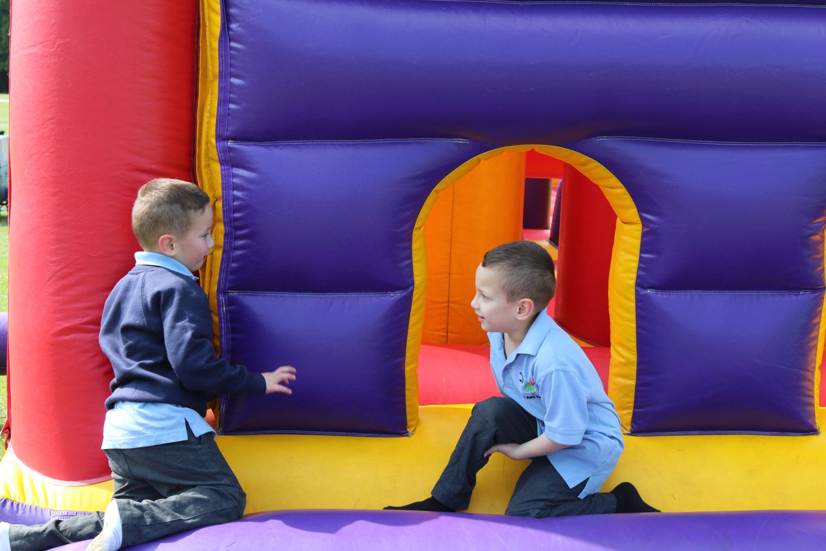 We have a wonderful time today at our Inflatable Funday! The ice-creams at lunchtime were a huge hit too! More pictures and a video to follow shortly!