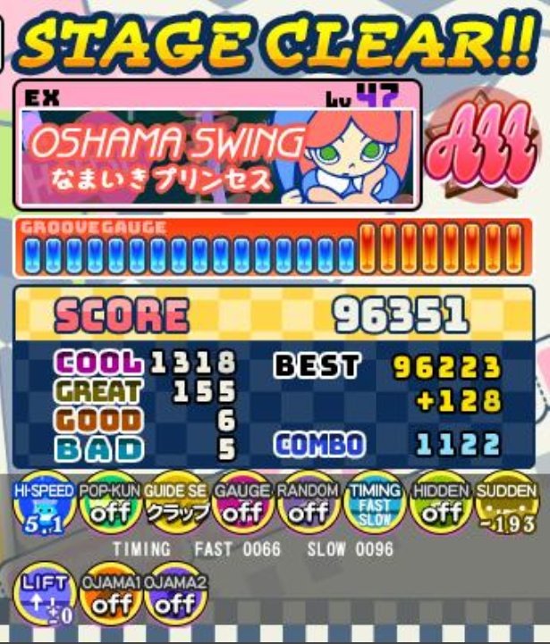 ハイパンクやっと解禁できた😀
とりあえずムズすぎ😂