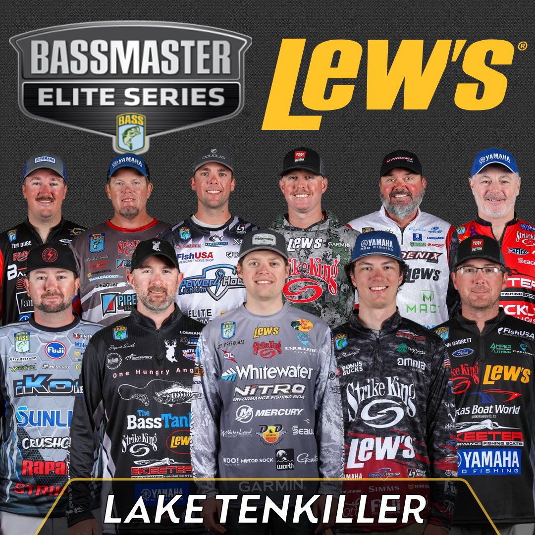 Stop #7 of the 2025 Bassmaster Elite Series starts TOMORROW on Lake Tenkiller‼️ Be sure to stay tuned tomorrow as the Lew's Pros take on the Oklahoma Wild Card🔥

How many of the Lew's Pros do you have in your Fantasy Fishing this week? Let us know down below⬇️⬇️