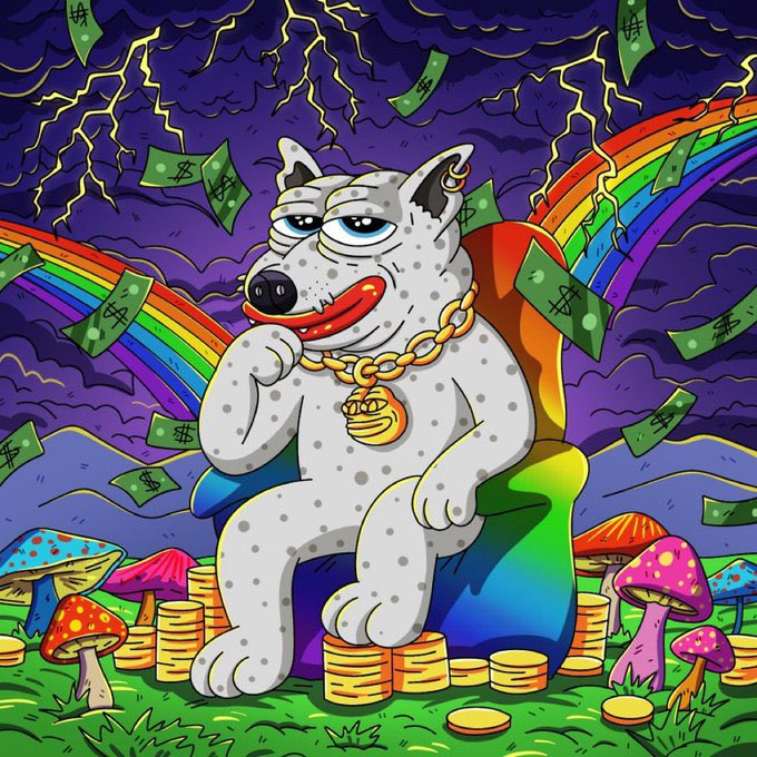 I believe in $ZEUS 

This dog's job is not finished