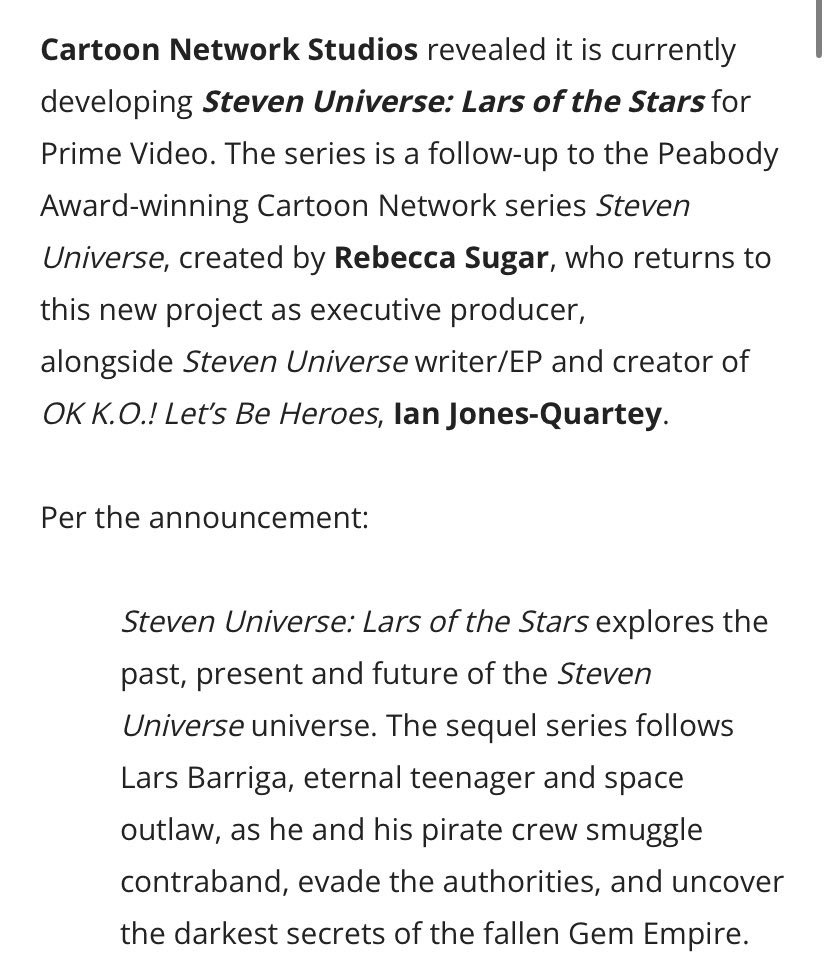 StevenKisser_'s tweet image. WE HAVE A DESCRIPTION 

I REPEAT WE HAVE A DESCRIPTION 

Goes to the past present and future of the universe, with lars lead (duh) and GEM EMPIRE STUFF EEEEEE