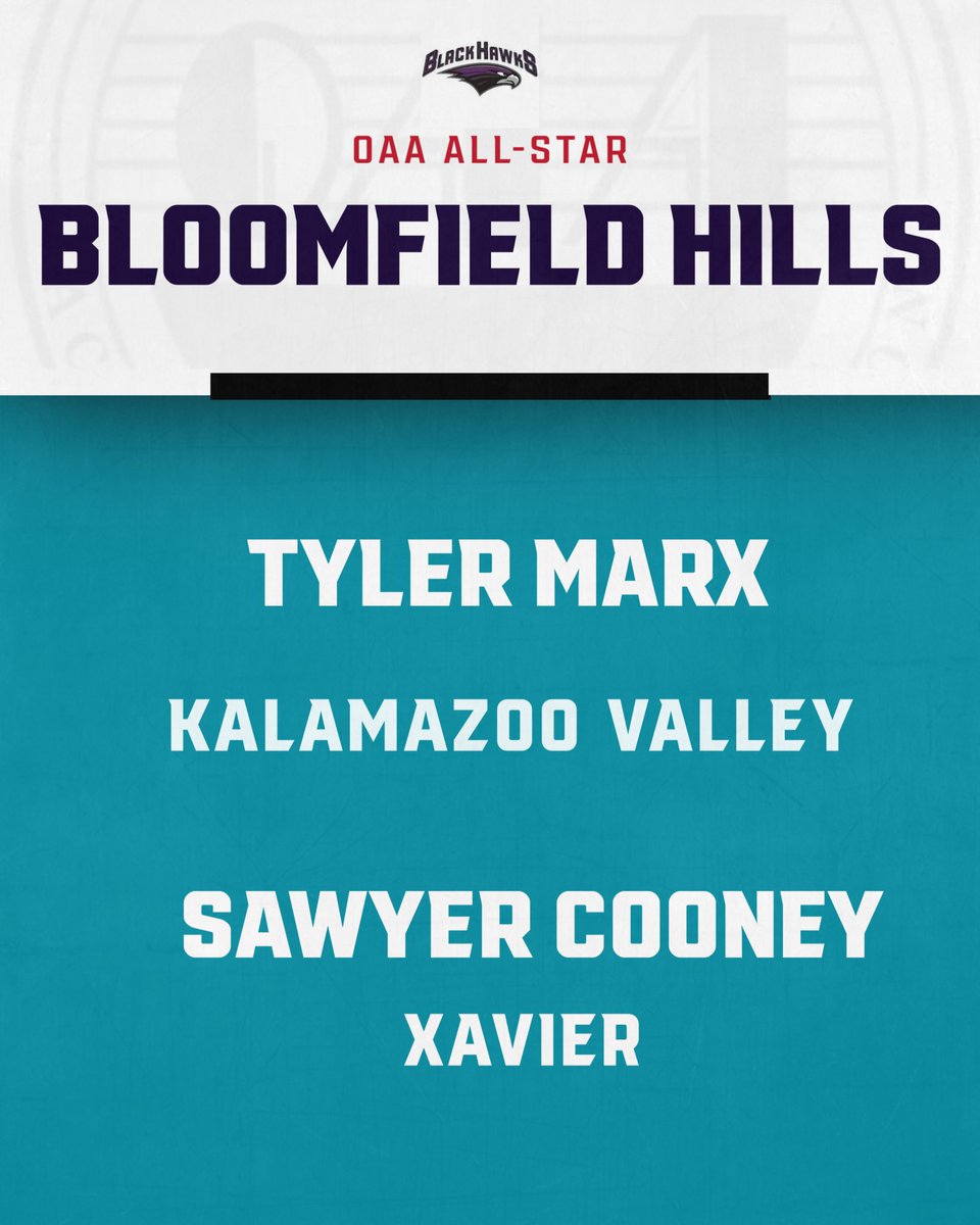 MACvsOAAallstar (@mac_oaa_asg) on Twitter photo Representing the OAA and <a href="/Blackhawksbase2/">Bloomfield Black Hawks Baseball</a> are talented young men. Tyler Marx and Sawyer Cooney. Best of luck go OAA Representing the OAA and <a href="/Blackhawksbase2/">Bloomfield Black Hawks Baseball</a> are talented young men. Tyler Marx and Sawyer Cooney. Best of luck go OAA