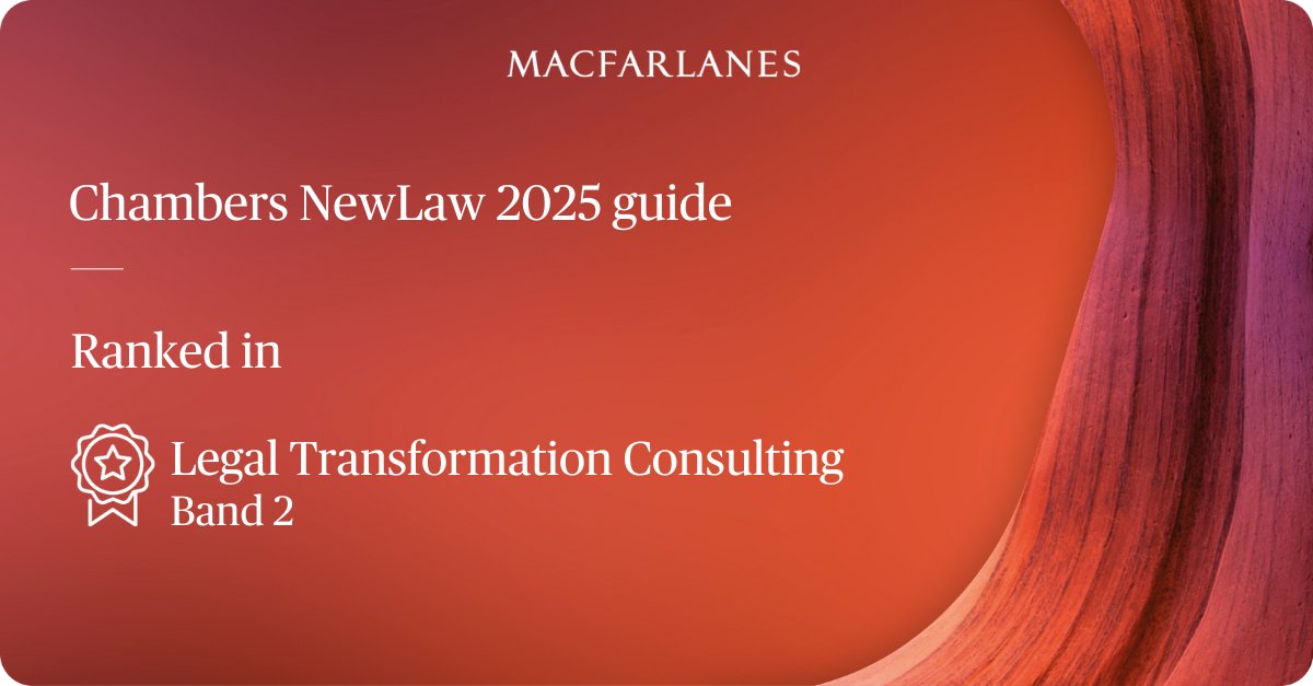 Macfarlanes LLP (@macfarlanesllp) on Twitter photo We're proud that our Lawtech team has been ranked for the first time in <a href="/ChambersGuides/">Chambers and Partners</a> NewLaw 2025 guide.
Congratulations to the team for all their hard work.
#Lawtech #GenerativeAI #ChambersNewLaw2025 We're proud that our Lawtech team has been ranked for the first time in <a href="/ChambersGuides/">Chambers and Partners</a> NewLaw 2025 guide.
Congratulations to the team for all their hard work.
#Lawtech #GenerativeAI #ChambersNewLaw2025