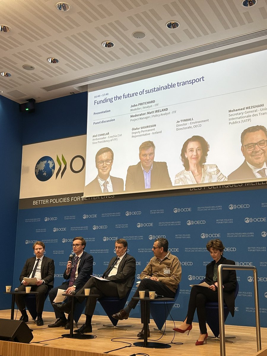 Czechia in the OECD (@czechiainoecd) on Twitter photo Včera vystoupil velvyslanec <a href="/AlesChmelar/">Aleš Chmelař</a> na ITF Day <a href="/ITF_Forum/">International #Transport Forum 🌎</a>, kde hovořil o budoucnosti dopravy a nejnovějších infrastrukturních projektech v 🇨🇿. ČR je aktuálně místopředseda ITF a v roce 2027 se ujme předsednické role. <a href="/min_dopravy/">Ministerstvo dopravy</a> Včera vystoupil velvyslanec <a href="/AlesChmelar/">Aleš Chmelař</a> na ITF Day <a href="/ITF_Forum/">International #Transport Forum 🌎</a>, kde hovořil o budoucnosti dopravy a nejnovějších infrastrukturních projektech v 🇨🇿. ČR je aktuálně místopředseda ITF a v roce 2027 se ujme předsednické role. <a href="/min_dopravy/">Ministerstvo dopravy</a>