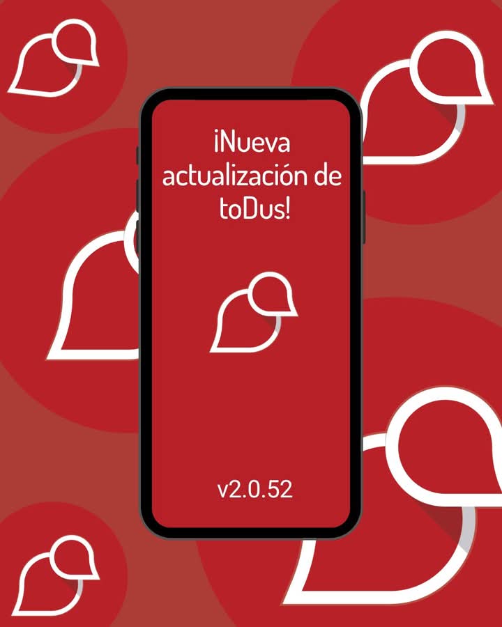 Liusby_88's tweet image. Nueva actualización de #toDus. Puedes descargarla desde su plataforma oficial.