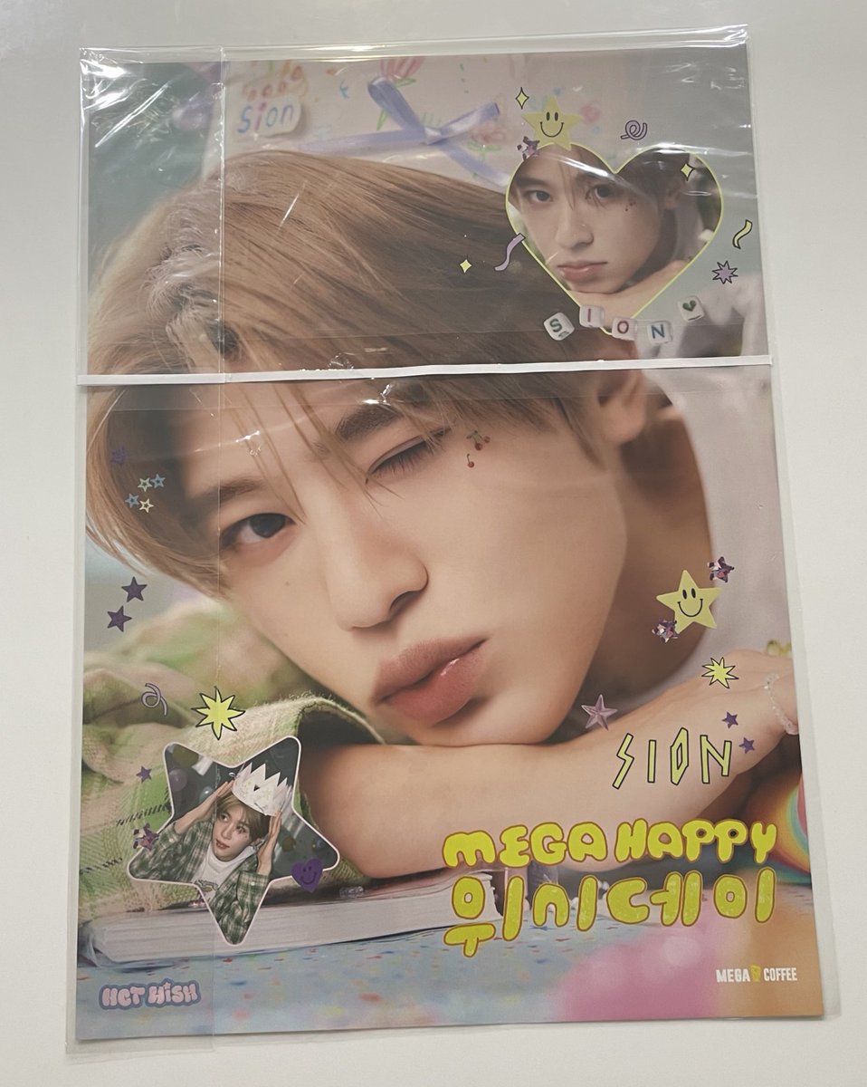 포스터개크다 메가커피감사해요👍💕