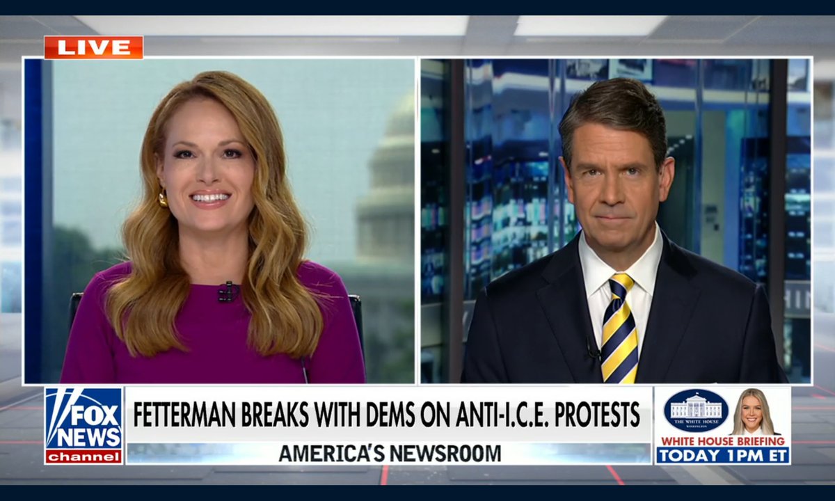 🇺🇸  <a href="/AmericaNewsroom/">America's Newsroom</a> with G-Force <a href="/GillianHTurner/">Gillian Turner</a> 

🦈 #Sharkman <a href="/GriffJenkins/">Griff Jenkins</a> reporting!