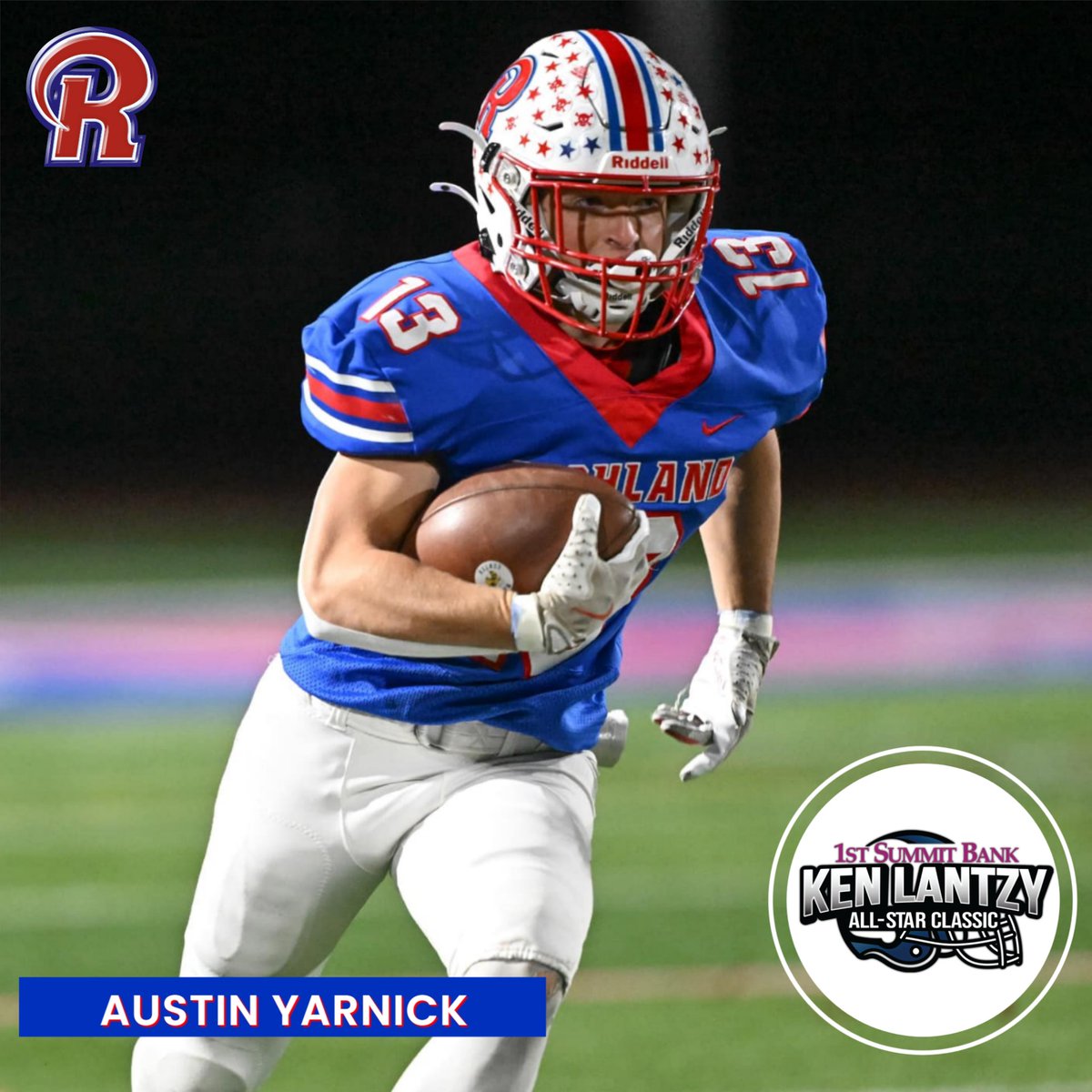 🏈 Good Luck, Rams! 

Join us in wishing the best of luck to our Richland players as they represent our school in the Ken Lantzy All-Star Classic this Friday, June 13th! 

🎥 Can’t make it to the game? Watch it live here: wccsradio.com

#LantzyClassic #OneGoal