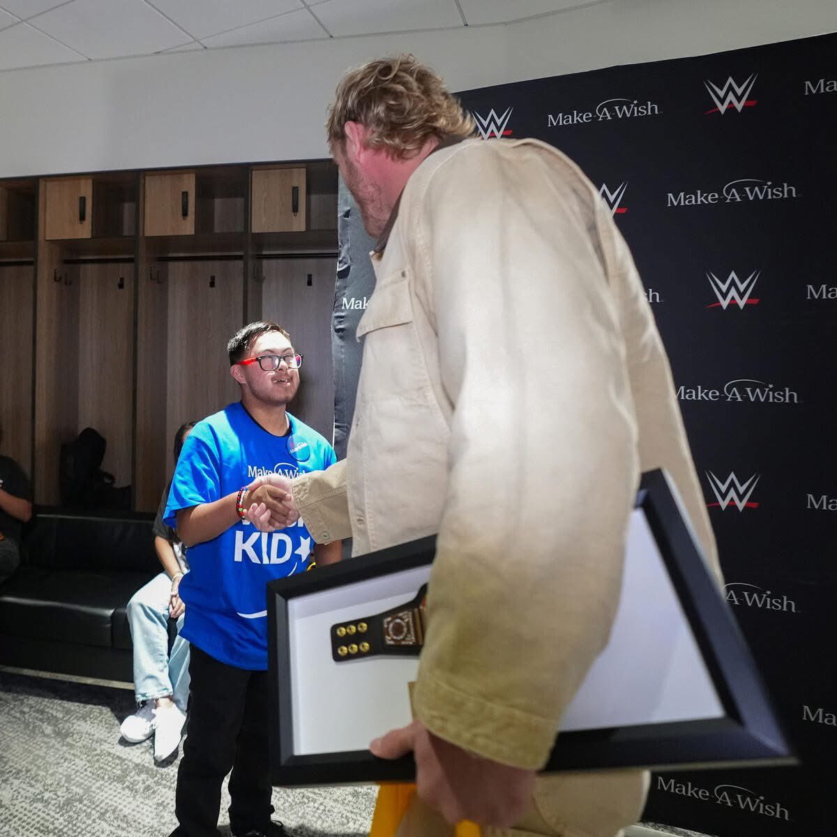 MakaveliDTA's tweet image. #LoganPaul granted a wish with Make-A-Wish before #WWEMITB
