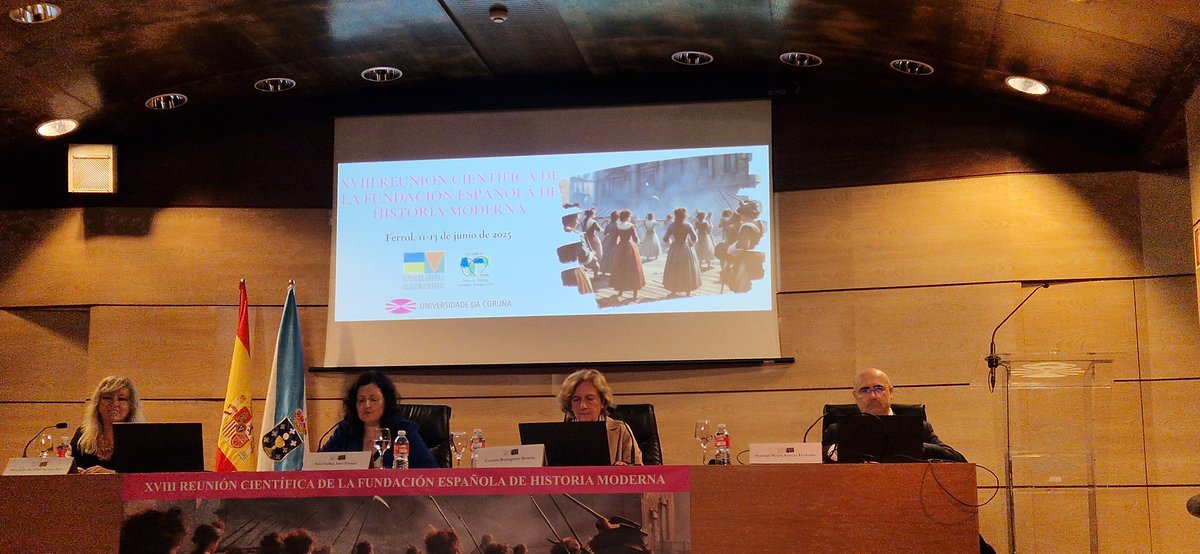 Fehm_hmoderna's tweet image. Algunas imágenes del primer día de la XVIII Reunión Científica de la FEHM en Ferrol 📷📖📢