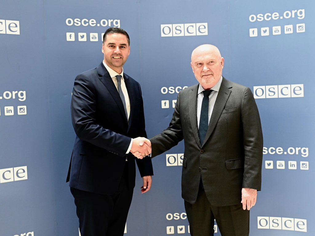 Ian Borg (@deputypmianborg) on Twitter photo Now more than ever, we must show faith and courage in multilateral diplomacy, even when the prospects for dialogue seem bleak.
In my first meeting with the <a href="/OSCE/">OSCE</a> SG General Feridun H. Sinirlioฤlu since his appointment during the <a href="/MTatOSCE/">Malta at the OSCE</a> 31st Ministerial council in Malta last Now more than ever, we must show faith and courage in multilateral diplomacy, even when the prospects for dialogue seem bleak.
In my first meeting with the <a href="/OSCE/">OSCE</a> SG General Feridun H. Sinirlioฤlu since his appointment during the <a href="/MTatOSCE/">Malta at the OSCE</a> 31st Ministerial council in Malta last