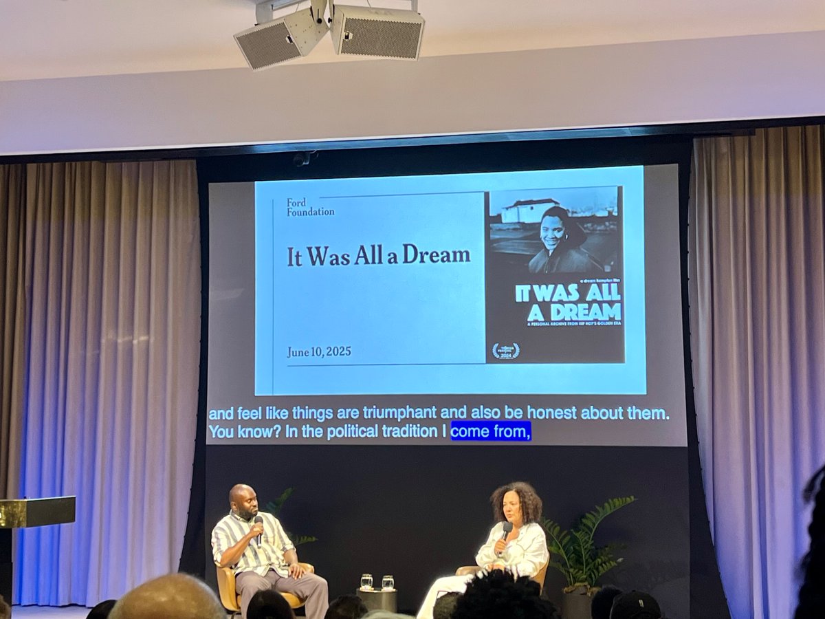 SashaPanaram's tweet image. “If you center Black women in your political work and cultural work, then you’re cooking with gas.” — dream hampton @FordFoundation