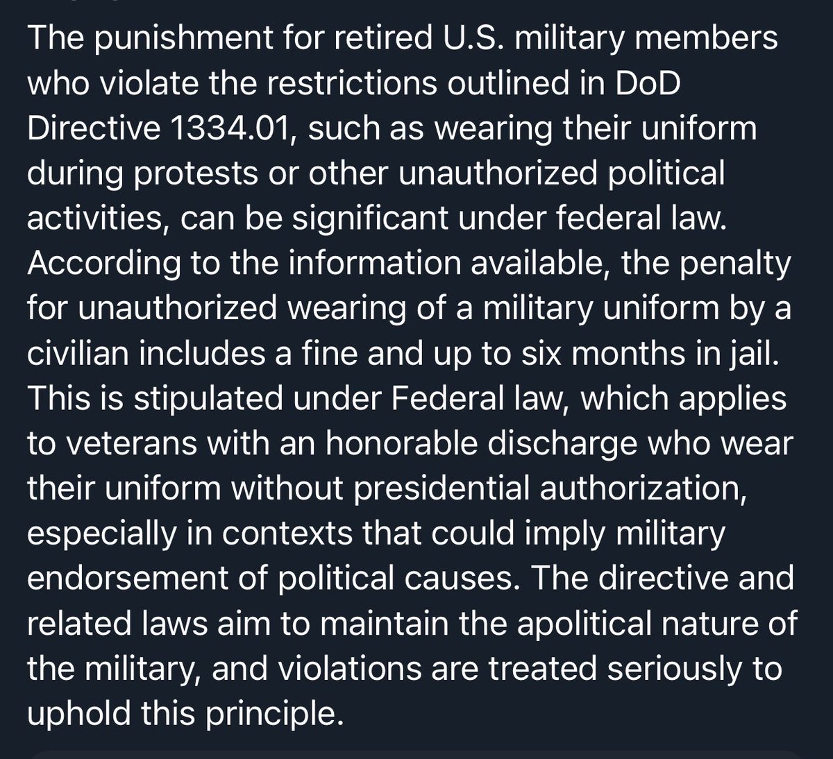 H. Huntsman (@hhuntsmanwrites) on Twitter photo <a href="/DODResponse/">DOD Rapid Response</a> Yes, but what we all want to know is if she will be punished?
Or barring that, be asked to make a public apology?
If she is not, this behavior might be used to escalate civil unrest. <a href="/DODResponse/">DOD Rapid Response</a> Yes, but what we all want to know is if she will be punished?
Or barring that, be asked to make a public apology?
If she is not, this behavior might be used to escalate civil unrest.