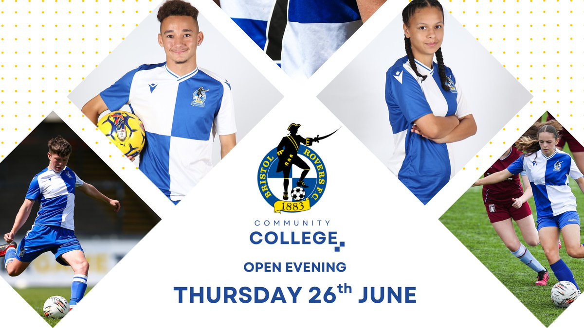 📢 TONIGHT!

📍 The Memorial Stadium
🕖 7pm
🎓 Learn about the Bristol Rovers Community College, meet the staff, and explore what’s next for you.

📲 More info: bristolroverscommunity.org.uk/college