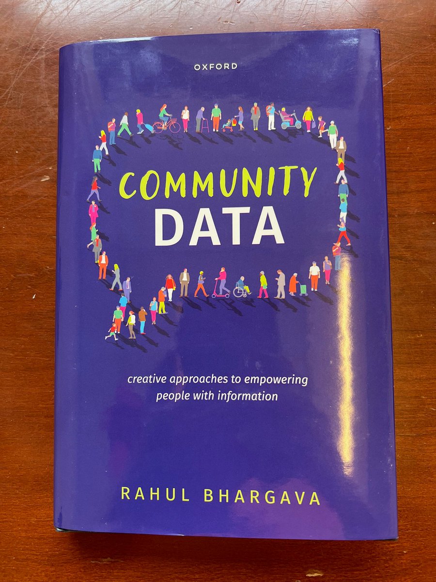 Matt Carroll (@mattcdata) on Twitter photo just got a copy of Rahul Bhargava's new book, Community Data -- really looking forward to reading it. <a href="/OxUniPress/">Oxford University Press</a> #data #datavis #dataviz just got a copy of Rahul Bhargava's new book, Community Data -- really looking forward to reading it. <a href="/OxUniPress/">Oxford University Press</a> #data #datavis #dataviz