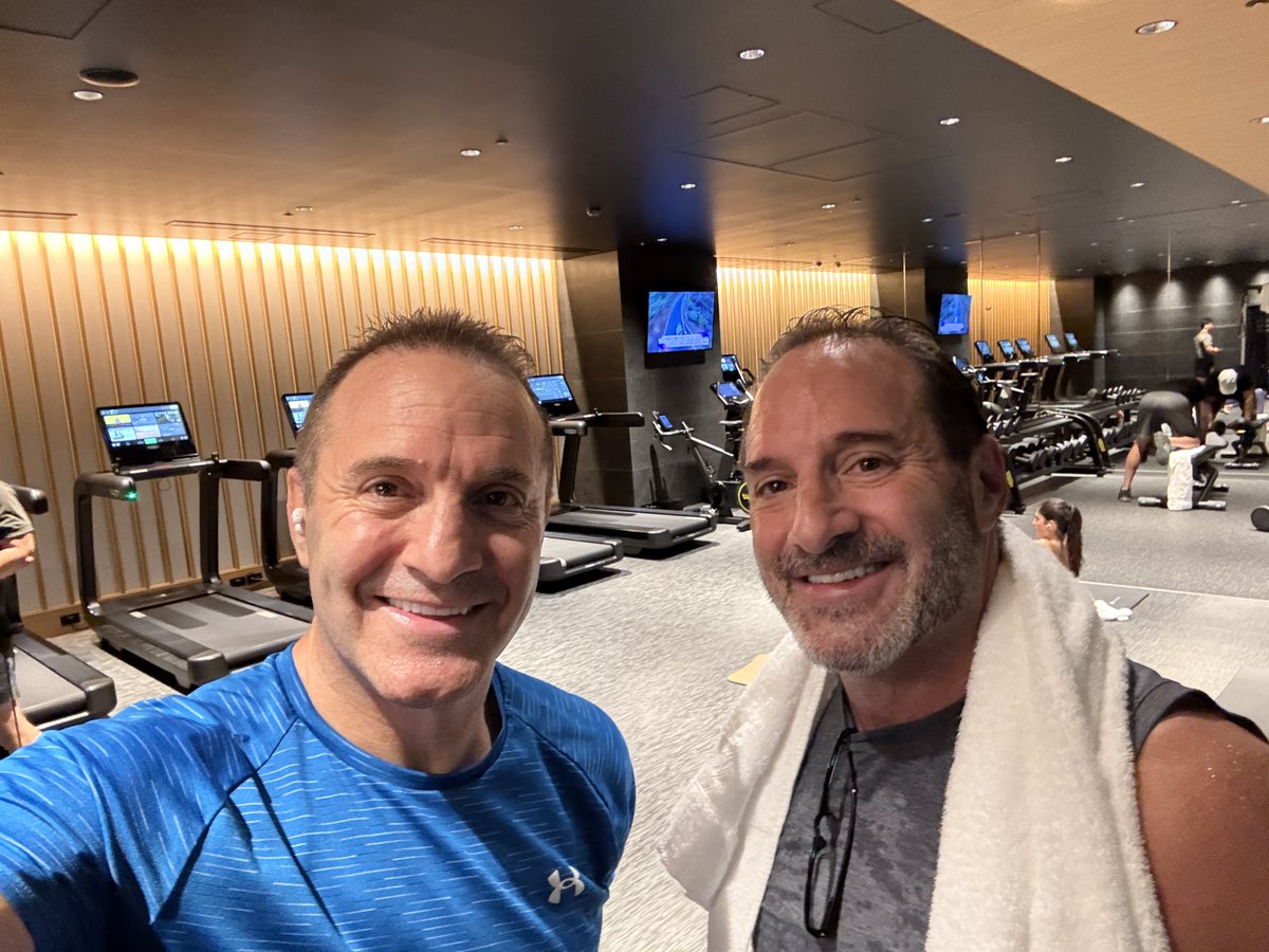 Great workout this am with my twin bro Dave. Even better? This was taken in Japan—on vacation with our families. Bur commitment to fitness doesn’t take time off! Dave isn’t my accountability partner because he lectures me about fitness. He’s my wingman because he leads by example