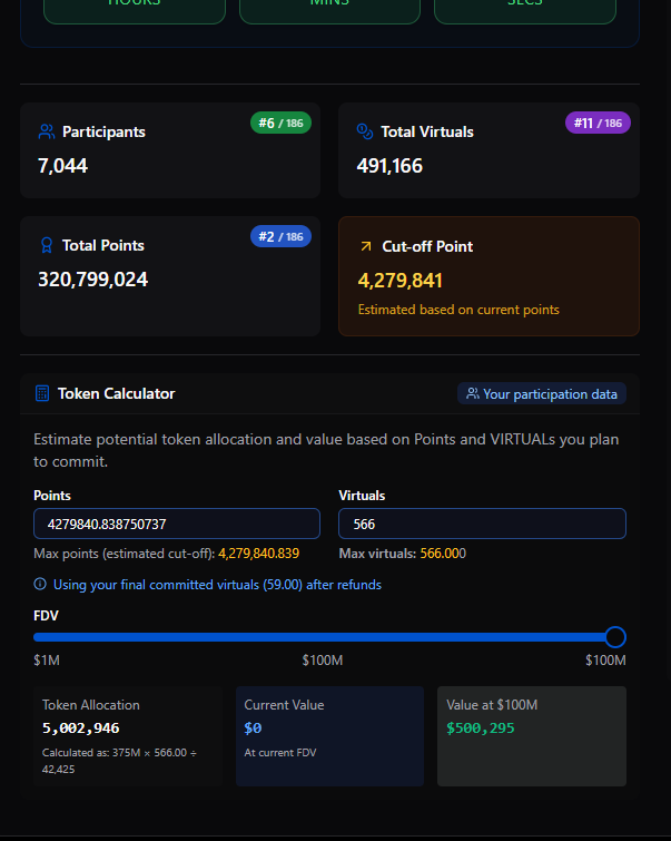 Hey <a href="/WhaleintelAI/">WhaleIntel.ai</a> Can you adjust the max MC on this slider, I'm trying to see something with the $IRIS launch on <a href="/virtuals_io/">Virtuals Protocol</a> 🤣