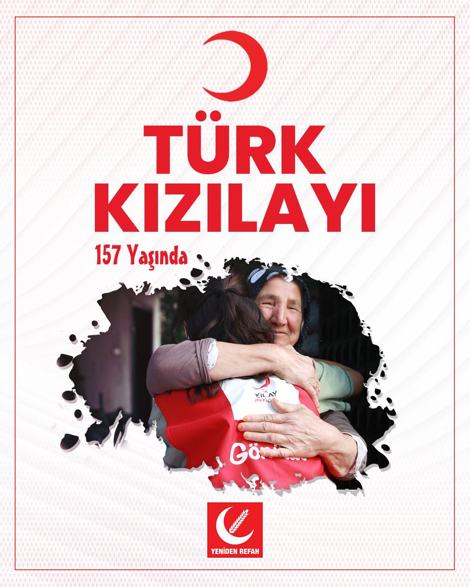 İyiliğin ve merhametin simgesi Kızılay’ın 157. kuruluş yıl dönümünü kutluyor, tüm gönüllülerine teşekkür ediyoruz.